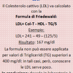 Calcolo delle LDL con la formula di Friedewald